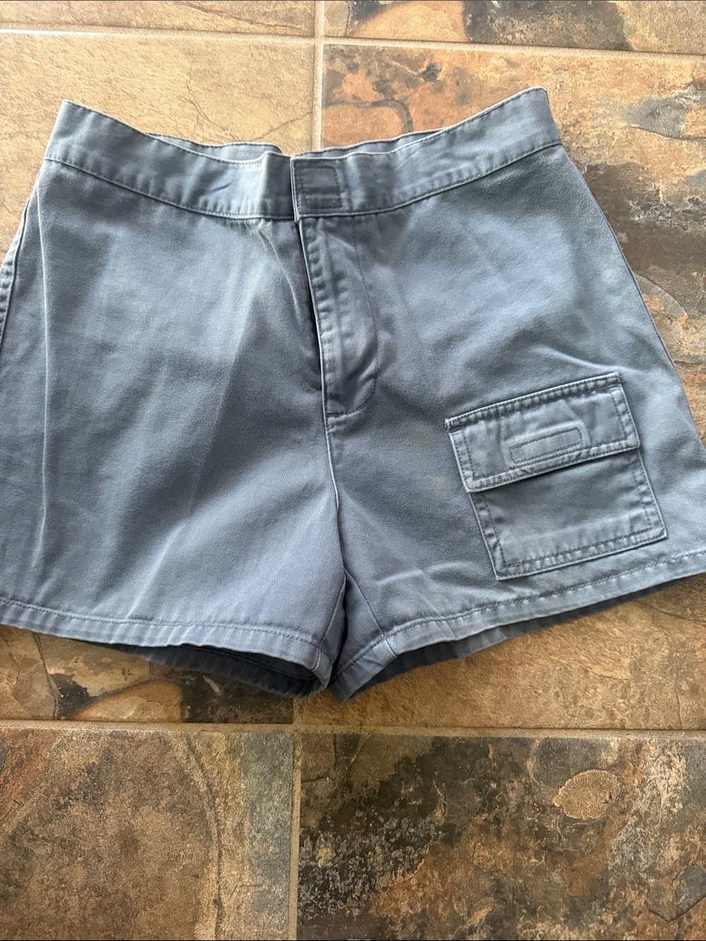 Old Navy Slate Blue Cargo Pocket Shorts
